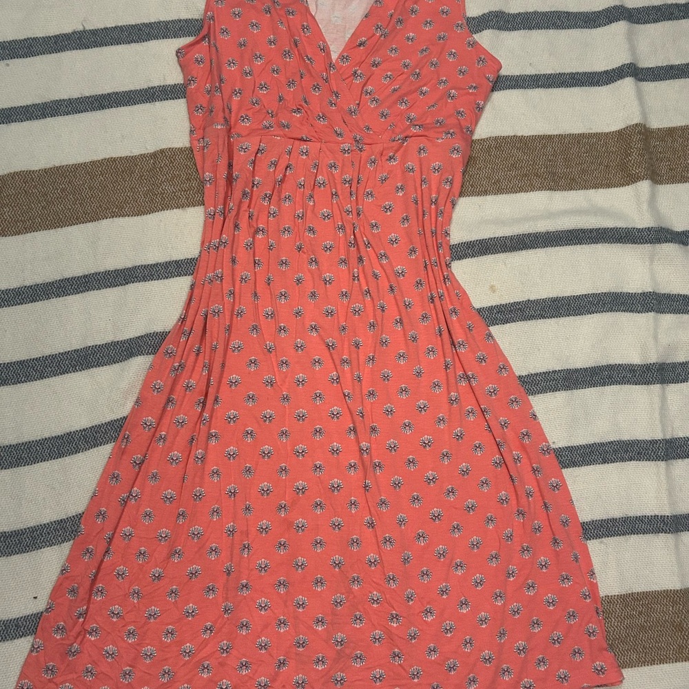 Floral Coral Dress